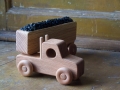 wooden toy coal truck