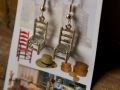 Shaker chair earrings